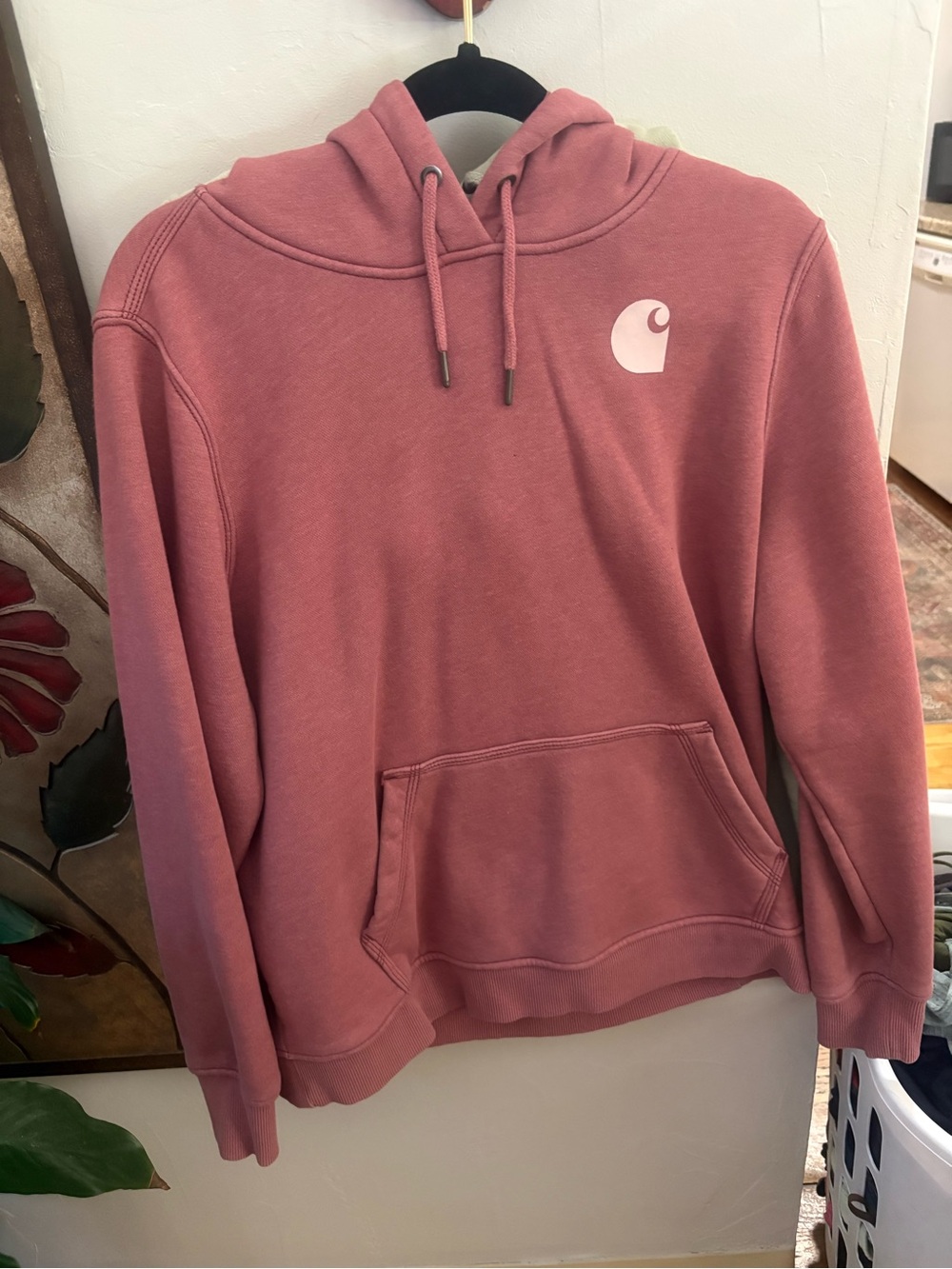 Carhartt Women's Hooded Pullover Sweatshirt - Rose